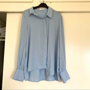 Mango blue shirt